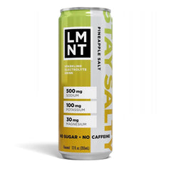 LMNT Zero Sugar Pineapple Sparkling Electrolyte Drink - 4pk/12 fl oz: No Artificial Preservatives, No Added Sugar, No Artificial Colors