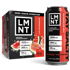 LMNT Watermelon Zero-Sugar Electrolytes Sports Drink - 4pk/16 fl oz