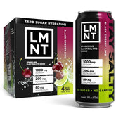 LMNT Black Cherry Lime Salt Zero-Sugar Electrolytes Sports Drink - 4pk/16 fl oz