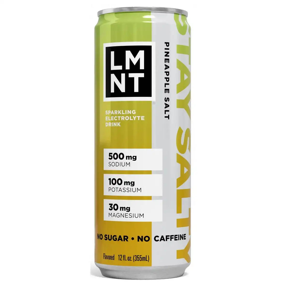 LMNT Zero-Sugar Pineapple Sparkling Electrolyte Drink - 12 fl oz