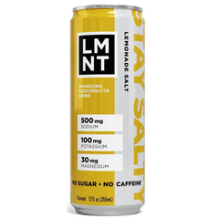 LMNT Zero-Sugar Lemonade Sparkling Electrolyte Drink - 12 fl oz: Non-Caffeinated