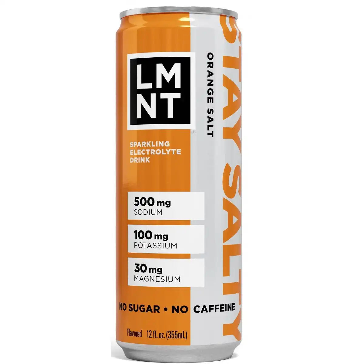 LMNT Zero-Sugar Orange Sparkling Electrolyte Drink - 12 fl oz